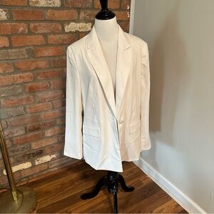 Topshop White Women's Blazer